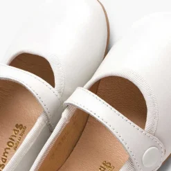 Zapatos Comunión<Pisamonas Merceditas Niña Piel Comuniónes