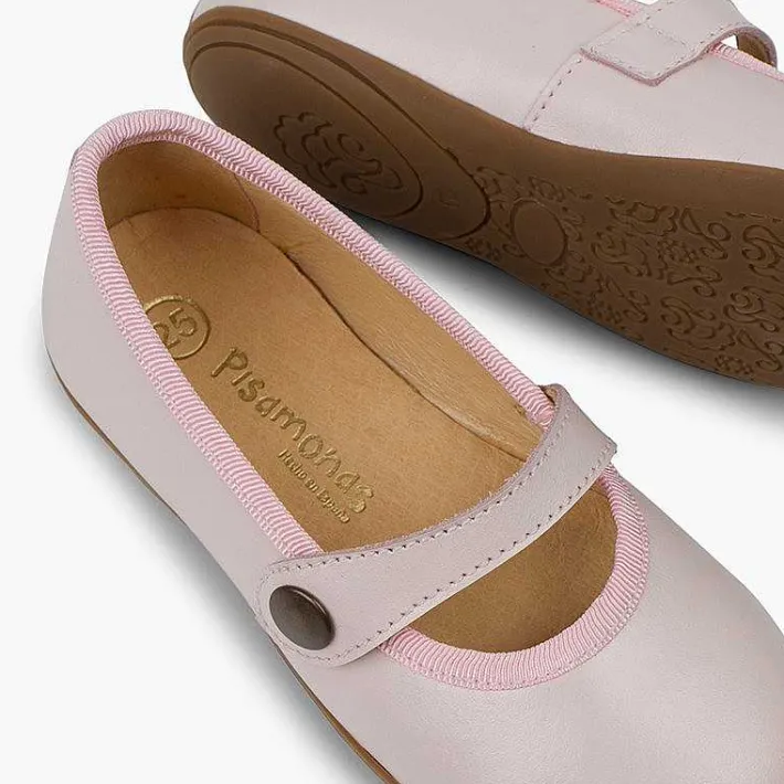 Zapatos Comunión<Pisamonas Merceditas Niña Piel Comuniónes