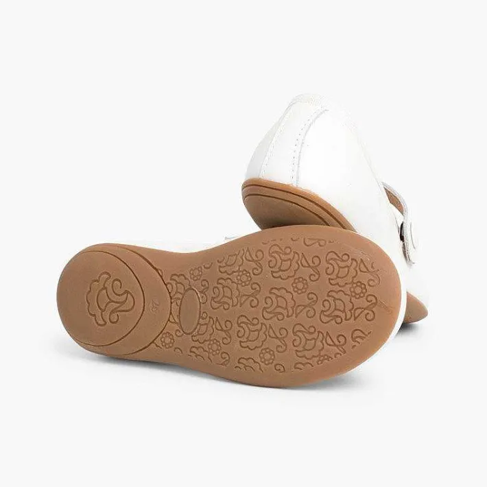 Zapatos Comunión<Pisamonas Merceditas Niña Piel Comuniónes