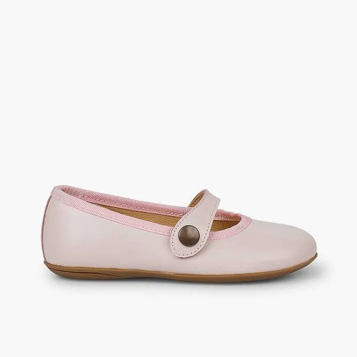 Zapatos Comunión<Pisamonas Merceditas Niña Piel Comuniónes