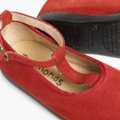 Bailarinas<Pisamonas Merceditas Niña Serraje Con Cierre De Pulsera
