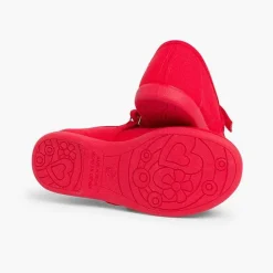 Zapatos Comunión<Pisamonas Merceditas Niña Tela Tira Adherente Fina