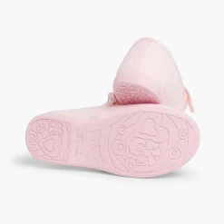 Zapatos Comunión<Pisamonas Merceditas Niña Tela Tira Adherente Fina