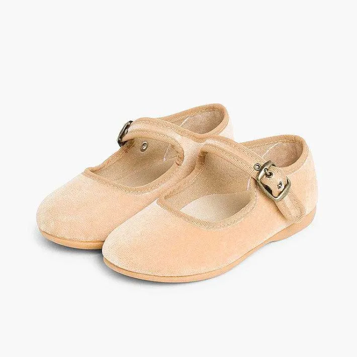 Merceditas Niña<Pisamonas Merceditas Niña Terciopelo Hebilla