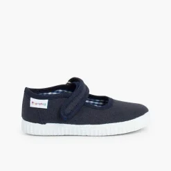 Zapatillas<Pisamonas Merceditas Niña Tira Adherente Suela Tipo Zapatillas