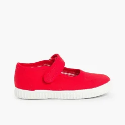 Zapatillas<Pisamonas Merceditas Niña Tira Adherente Suela Tipo Zapatillas