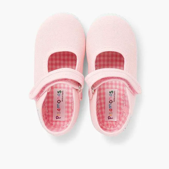 Zapatillas<Pisamonas Merceditas Niña Tira Adherente Suela Tipo Zapatillas