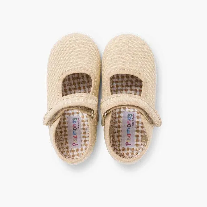 Zapatillas<Pisamonas Merceditas Niña Tira Adherente Suela Tipo Zapatillas
