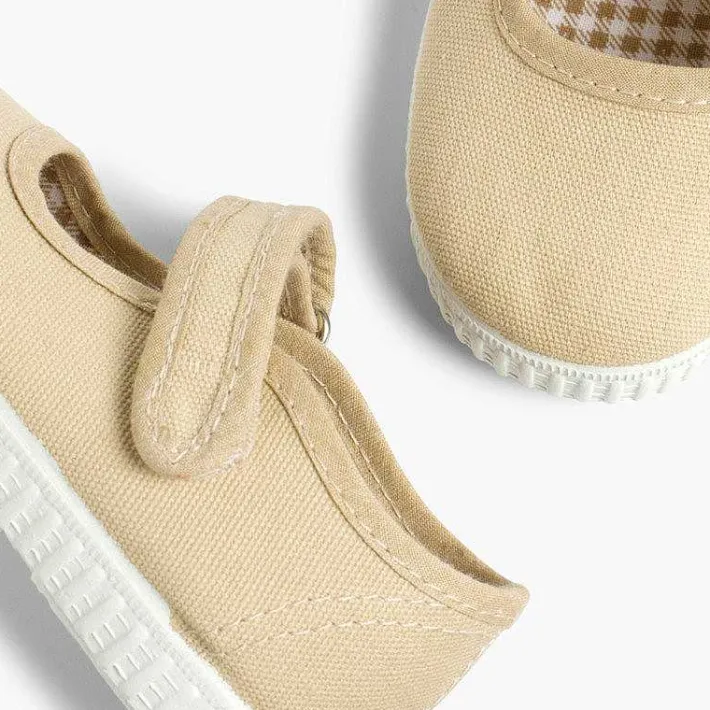 Zapatillas<Pisamonas Merceditas Niña Tira Adherente Suela Tipo Zapatillas