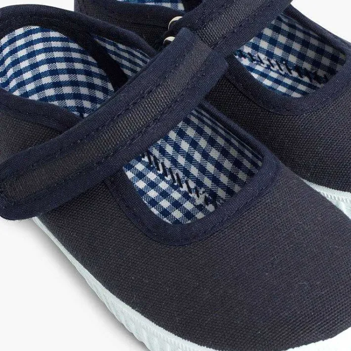 Zapatillas<Pisamonas Merceditas Niña Tira Adherente Suela Tipo Zapatillas