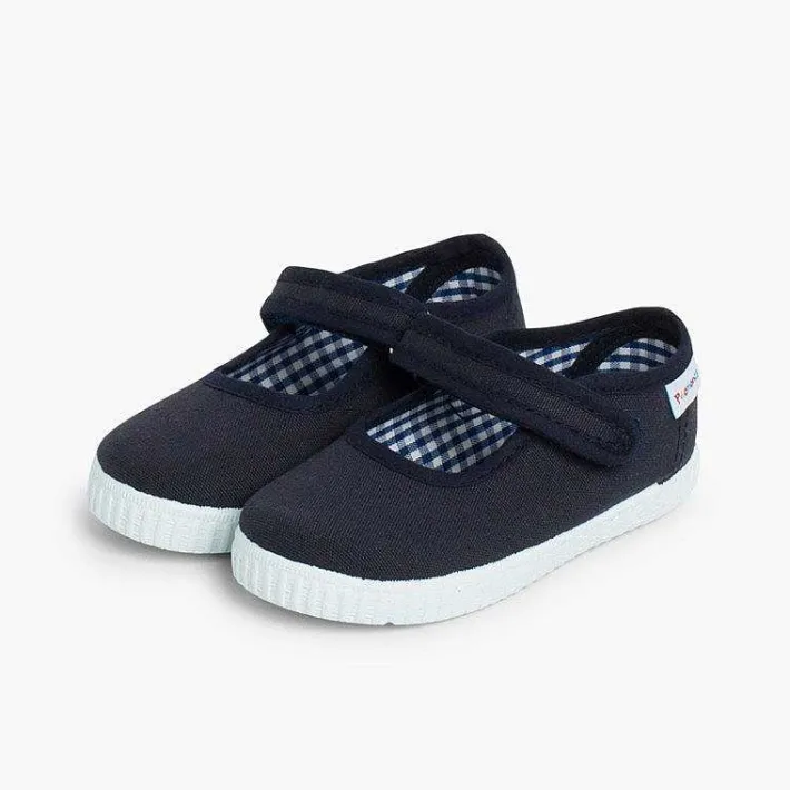 Zapatillas<Pisamonas Merceditas Niña Tira Adherente Suela Tipo Zapatillas