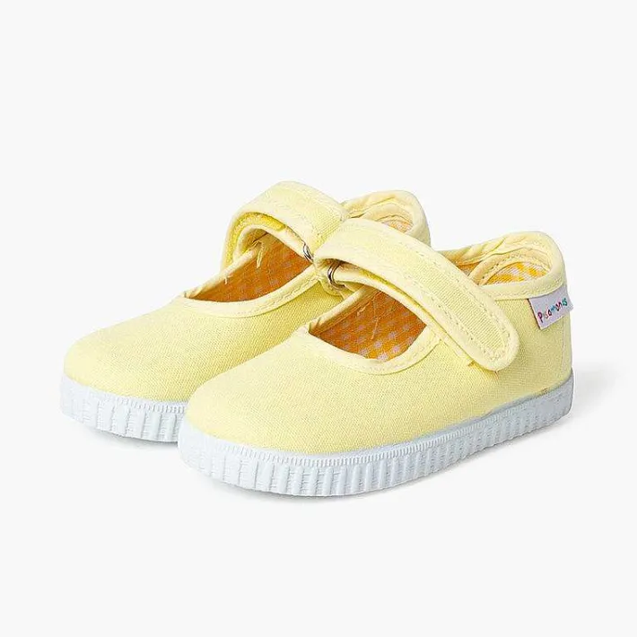 Zapatillas<Pisamonas Merceditas Niña Tira Adherente Suela Tipo Zapatillas