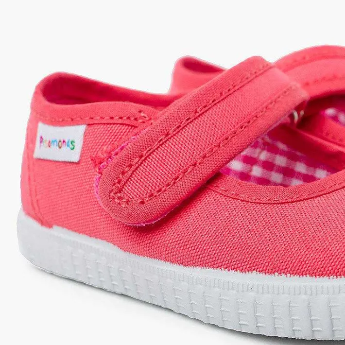 Zapatillas<Pisamonas Merceditas Niña Tira Adherente Suela Tipo Zapatillas