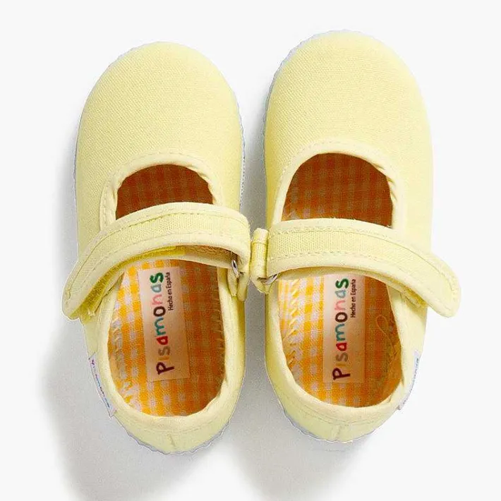 Zapatillas<Pisamonas Merceditas Niña Tira Adherente Suela Tipo Zapatillas