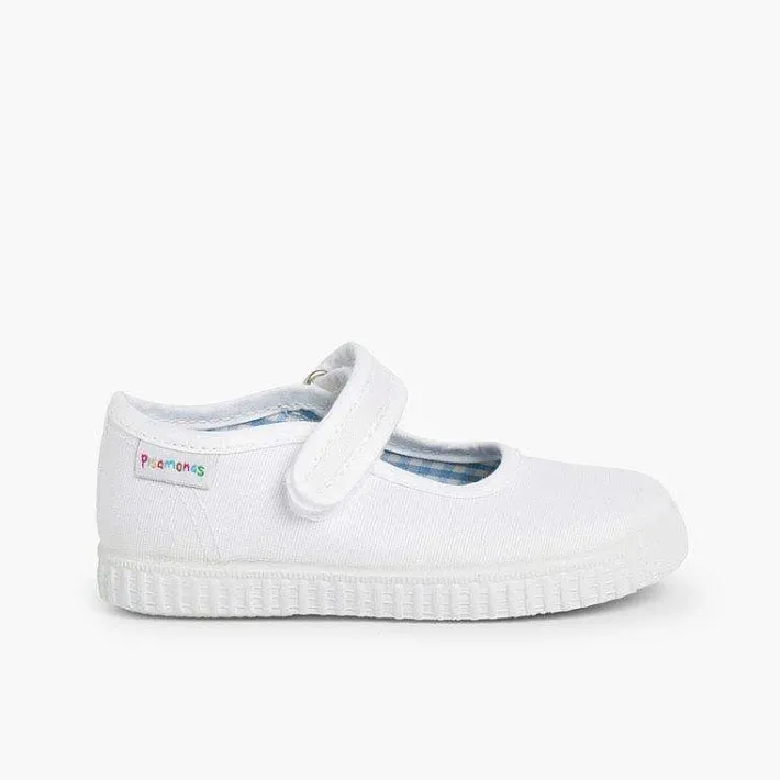 Zapatillas<Pisamonas Merceditas Niña Tira Adherente Suela Tipo Zapatillas