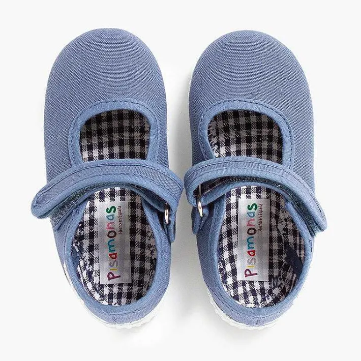 Zapatillas<Pisamonas Merceditas Niña Tira Adherente Suela Tipo Zapatillas