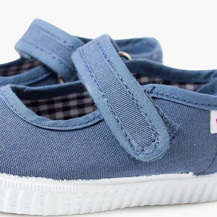 Zapatillas<Pisamonas Merceditas Niña Tira Adherente Suela Tipo Zapatillas