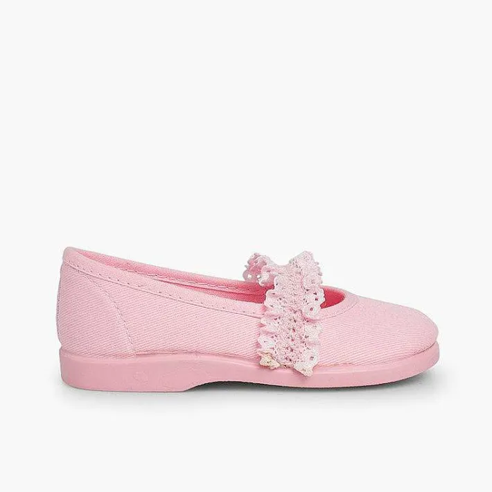 Merceditas Niña<Pisamonas Merceditas Niña Tira Elastica Puntilla