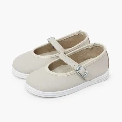 Zapatillas<Pisamonas Merceditas Piel Lavable Hebilla