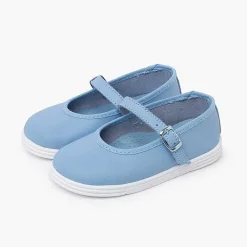 Zapatillas<Pisamonas Merceditas Piel Lavable Hebilla