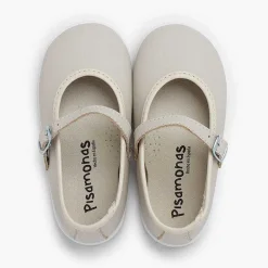 Zapatillas<Pisamonas Merceditas Piel Lavable Hebilla