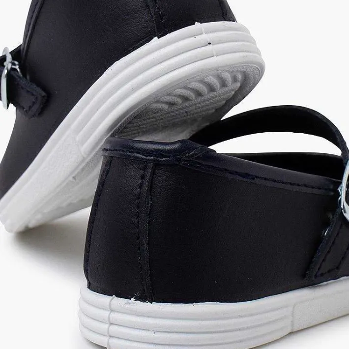 Zapatillas<Pisamonas Merceditas Piel Lavable Hebilla