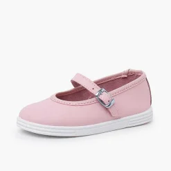 Zapatillas<Pisamonas Merceditas Piel Lavable Hebilla