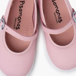 Zapatillas<Pisamonas Merceditas Piel Lavable Hebilla