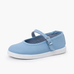 Zapatillas<Pisamonas Merceditas Piel Lavable Hebilla