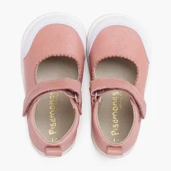 Merceditas Niña<Pisamonas Merceditas Piel Sport Con Puntera Y Cierre Adherente
