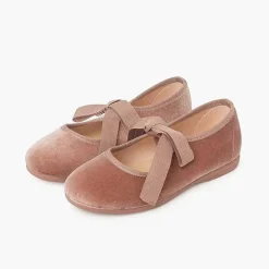 Merceditas Niña<Pisamonas Merceditas Terciopelo Lazo Faya Niña