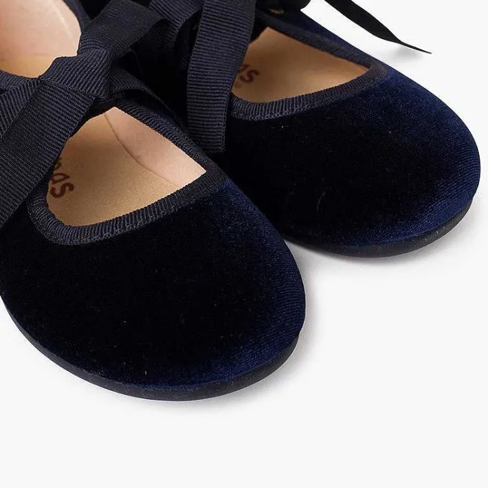 Merceditas Niña<Pisamonas Merceditas Terciopelo Lazo Faya Niña