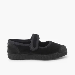 Zapatillas<Pisamonas Merceditas Terciopelo Puntera Goma