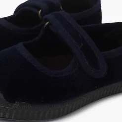 Zapatillas<Pisamonas Merceditas Terciopelo Puntera Goma