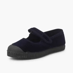 Zapatillas<Pisamonas Merceditas Terciopelo Puntera Goma