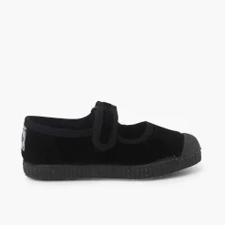 Zapatillas<Pisamonas Merceditas Terciopelo Puntera Goma