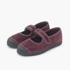 Zapatillas<Pisamonas Merceditas Terciopelo Puntera Goma