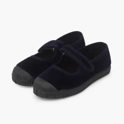 Zapatillas<Pisamonas Merceditas Terciopelo Puntera Goma