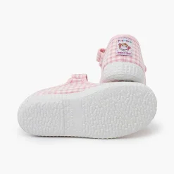 Zapatillas<Pisamonas Merceditas Zapatilla Vichy Tira Adherente Color Rosa