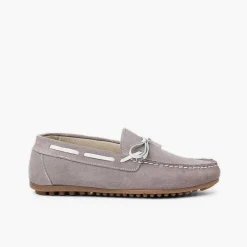 Zapatos Comunión<Pisamonas Mocasin Niño Serraje Ceremonia Lazo