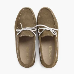 Zapatos Comunión<Pisamonas Mocasin Niño Serraje Ceremonia Lazo