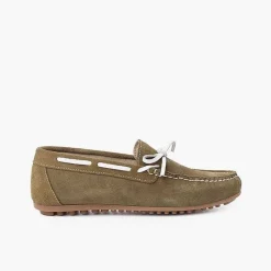 Zapatos Comunión<Pisamonas Mocasin Niño Serraje Ceremonia Lazo