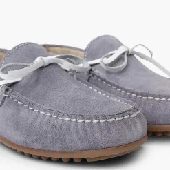 Zapatos Comunión<Pisamonas Mocasin Niño Serraje Ceremonia Lazo