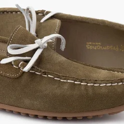 Zapatos Comunión<Pisamonas Mocasin Niño Serraje Ceremonia Lazo