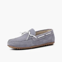 Zapatos Comunión<Pisamonas Mocasin Niño Serraje Ceremonia Lazo