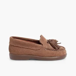 Mocasines<Pisamonas Mocasin Serraje Borlas Primeros Pasos