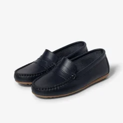 Zapatos Comunión<Pisamonas Mocasines Niño Cuero Antifaz