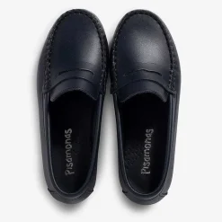 Zapatos Comunión<Pisamonas Mocasines Niño Cuero Antifaz