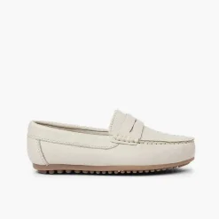 Zapatos Comunión<Pisamonas Mocasines Niño Piel Antifaz