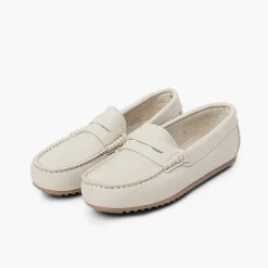 Zapatos Comunión<Pisamonas Mocasines Niño Piel Antifaz